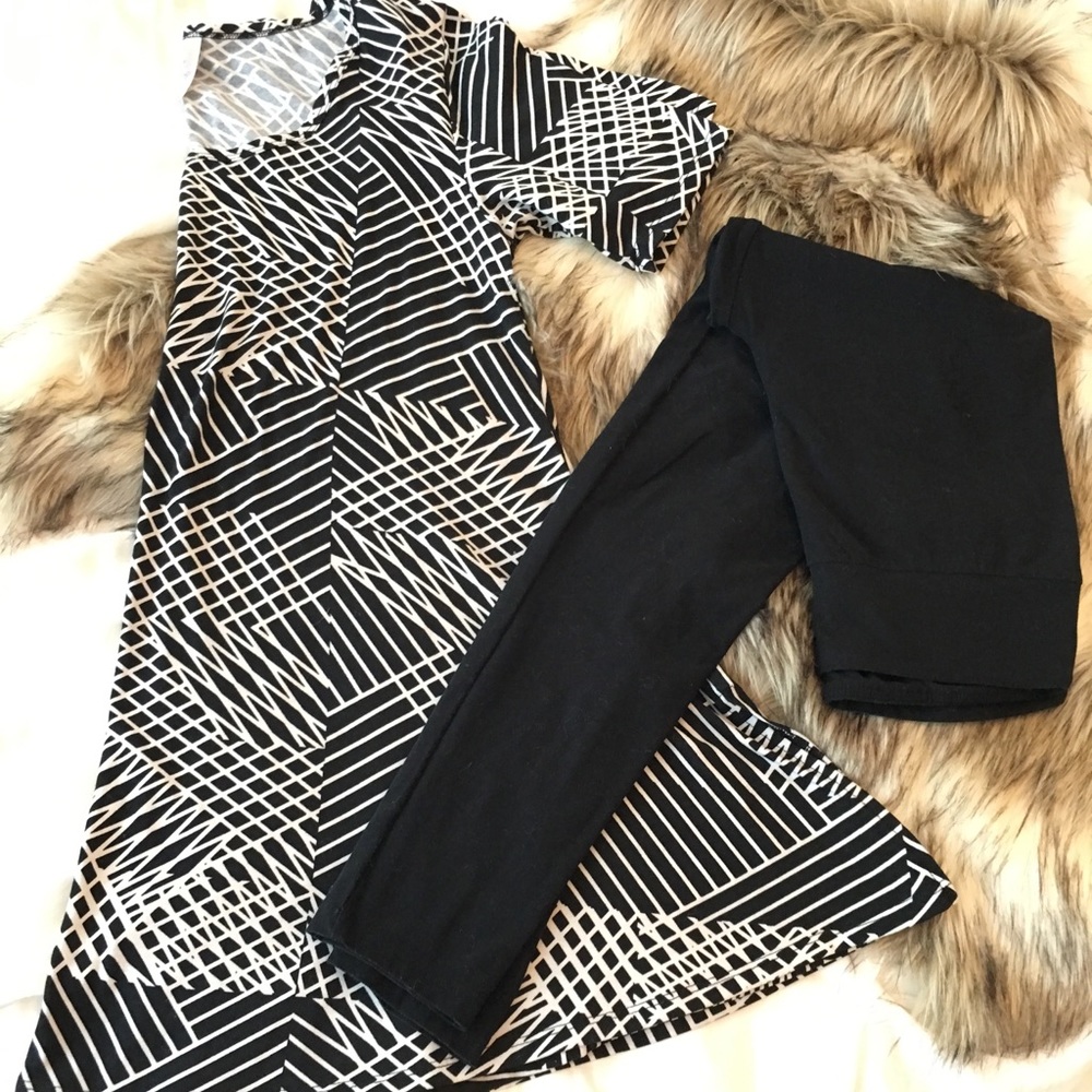 LuLaRoe Geometric Print Perfect T